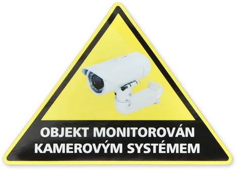 Obrázek produktu - Nálepka KAMERA negativ